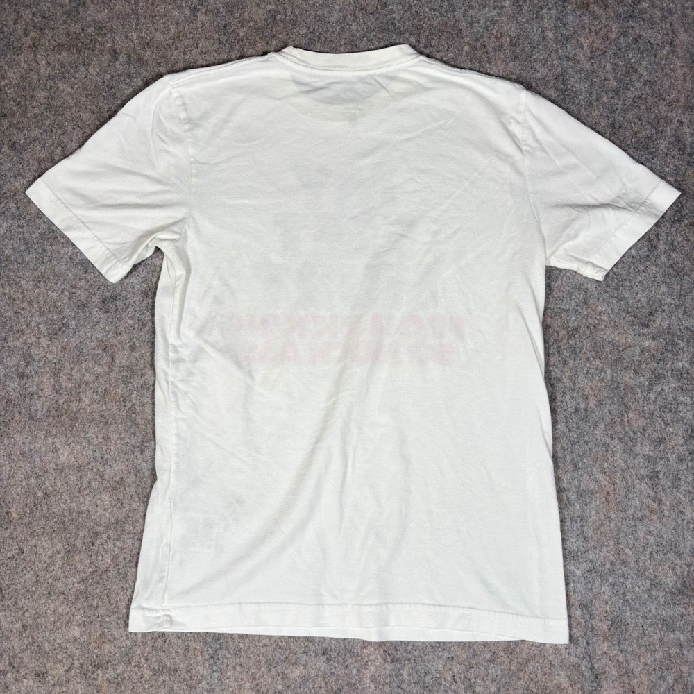 Nike T-Shirt My Feet Hurt Kicking So Much Ass Dri-Fit Run Mens S White  Run - Picture 2 of 6